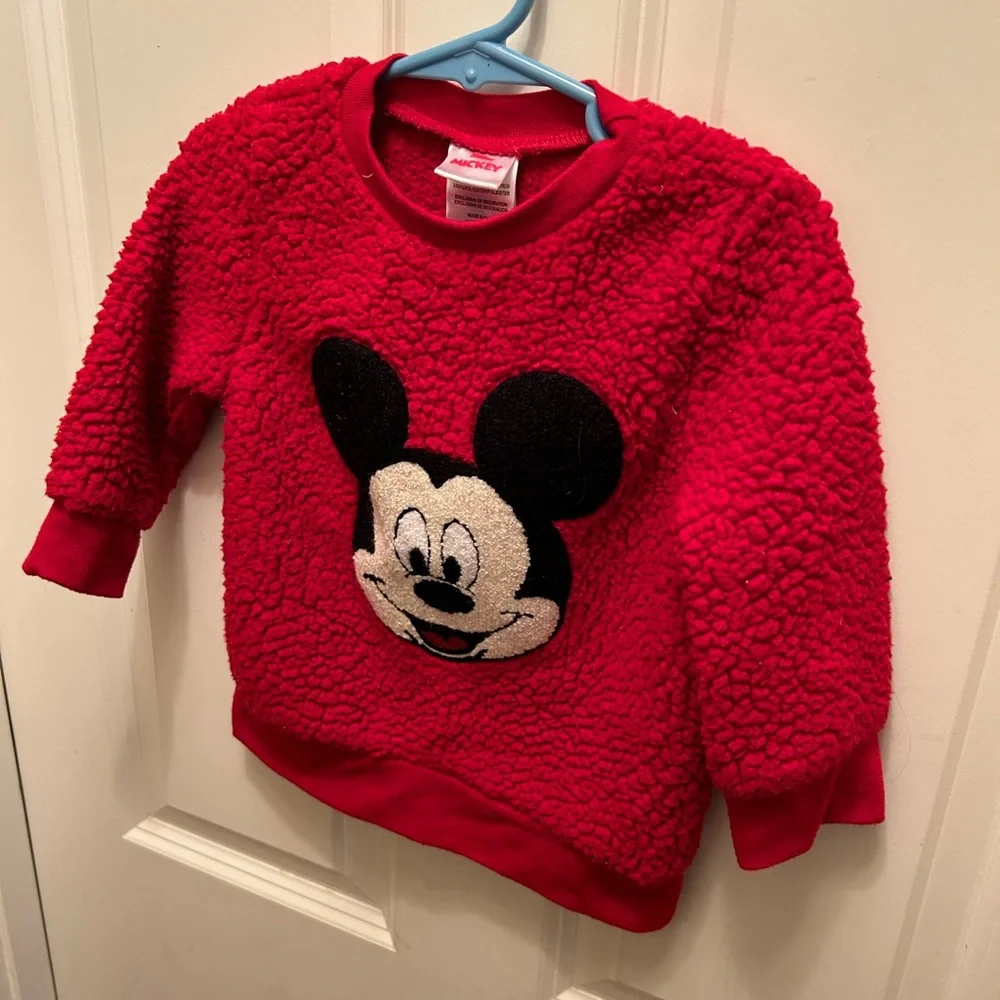 Vintage Mickey red sweat shirt - Picture 1 of 4